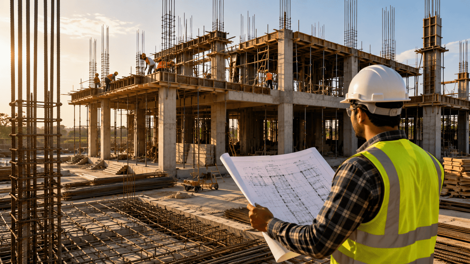 Construction site supervision and quality inspections by Mauli Design & Constructions