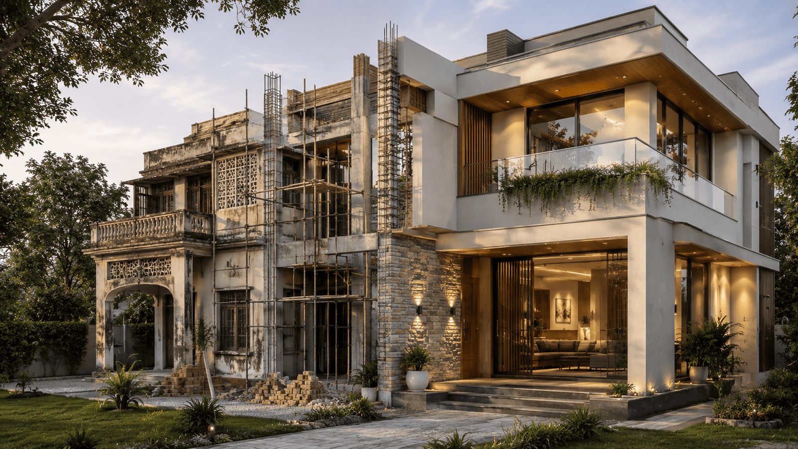 Renovation & Restoration and structural retrofitting of old buildings by Mauli Design & Constructions